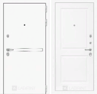 Входная металлическая дверь Лайн WHITE 11 - Белый софт