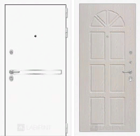 Входная металлическая дверь Лайн WHITE 15 - Алмон 25
