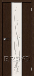 Межкомнатная дверь Глейс-2 Twig 3D Wenge