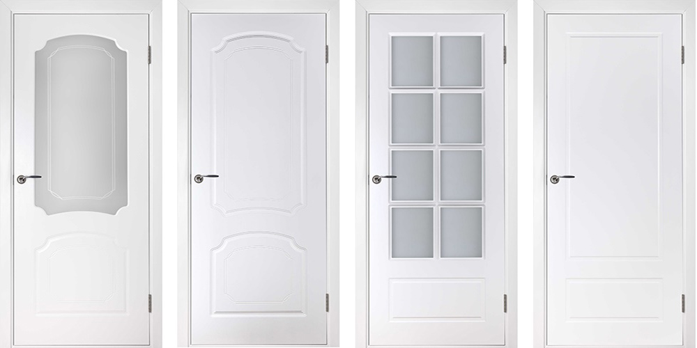 Белые двери эмаль