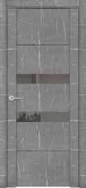 Межкомнатная дверь UniLine Mramor 30037/1 Marable Soft Touch экошпон торос серый