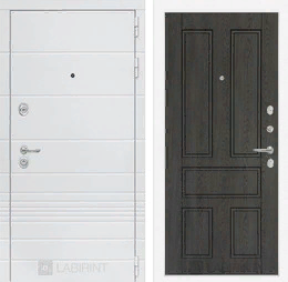 Входная металлическая дверь Трендо 10 - Дуб филадельфия графит