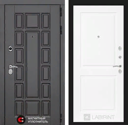 Входная металлическая дверь Нью-Йорк 11 - Белый софт