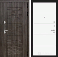 Входная металлическая дверь SCANDI 13 - Белый софт
