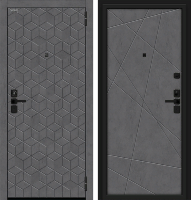Входная металлическая дверь Кьюб Лунный камень/Slate Art