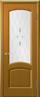 Межкомнатная дверь Лаура дуб Capri, стекло
