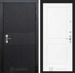 Входная металлическая дверь BLACK 11 - Белый софт