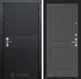 Входная металлическая дверь BLACK 11 - Графит софт