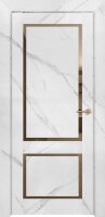 Межкомнатная дверь Neo Loft 301 монте белый, триплекс бронза
