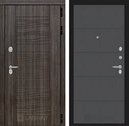 Входная металлическая дверь SCANDI 13 - Графит софт
