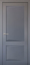 Межкомнатная дверь Перфекто 102 покрытие soft touch серый бархат глухая