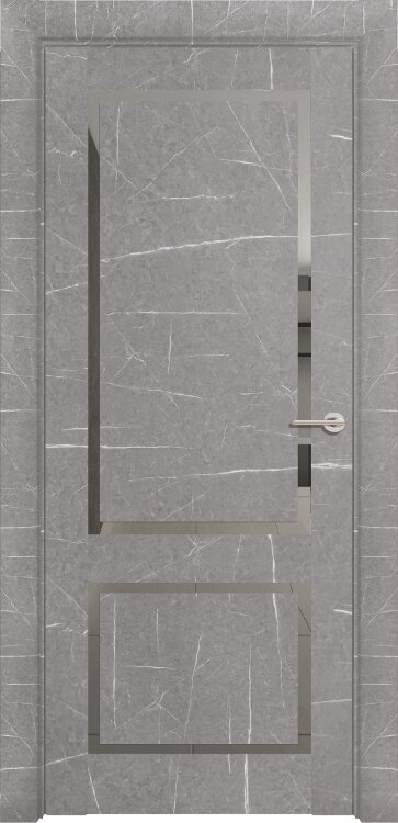 Межкомнатная дверь Neo Loft 301 торос серый, триплекс серый