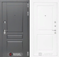Входная металлическая дверь Платинум 11 - Белый софт