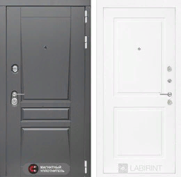 Входная металлическая дверь Платинум 11 - Белый софт