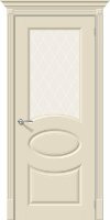 Межкомнатная дверь Скинни-21 Cream / White Сrystal
