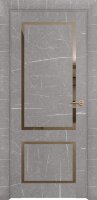 Межкомнатная дверь Neo Loft 301 торос серый, триплекс бронза