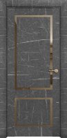 Межкомнатная дверь Neo Loft 301 торос графит, триплекс бронза