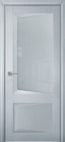 Межкомнатная дверь Перфекто 108 покрытие soft touch Светло-серый бархат