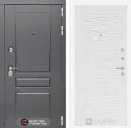 Входная металлическая дверь Платинум 06 - Белое дерево