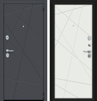 Входная металлическая дверь Porta S 15.15 Graphite Pro/Super White