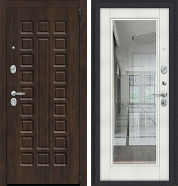 Входная металлическая дверь Porta S 51.П61 (Урбан) Almon 28/Bianco Veralinga