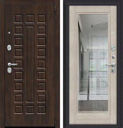 Входная металлическая дверь Porta S 51.П61 (Урбан) Almon 28/Cappuccino Veralinga
