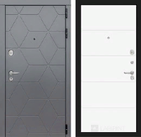 Входная металлическая дверь COSMO 13 - Белый софт