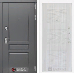 Входная металлическая дверь Платинум 06 - Сандал белый