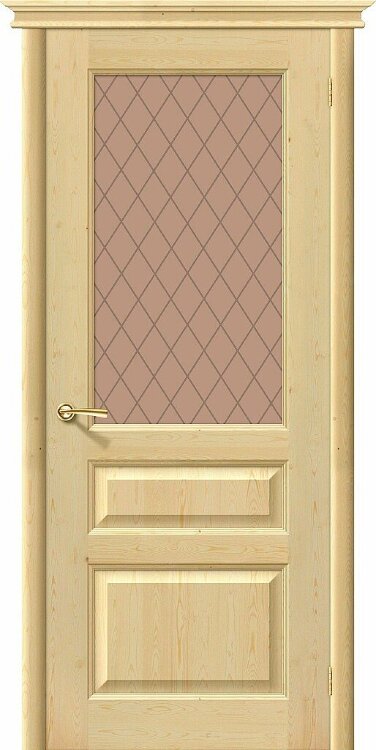 Межкомнатная дверь М5 Без отделки / Кристалл