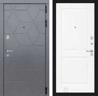 Входная металлическая дверь COSMO 11 - Белый софт