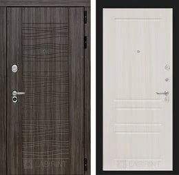 Входная металлическая дверь SCANDI 03 - Сандал белый