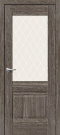 Межкомнатная дверь Прима-3 Ash Wood / White Сrystal