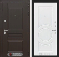Входная металлическая дверь Мегаполис 23 - Белый софт