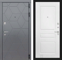 Входная металлическая дверь COSMO 03 - Белый софт