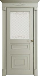 Межкомнатная дверь Florence 62001 серена светло-серый, стекло матовое