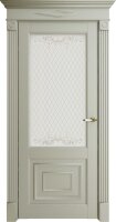 Межкомнатная дверь Florence 62002 серена светло-серый, стекло матовое