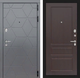 Входная металлическая дверь COSMO 03 - Орех премиум
