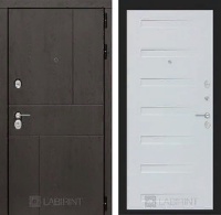 Входная металлическая дверь URBAN 14 - Дуб кантри белый горизонтальный