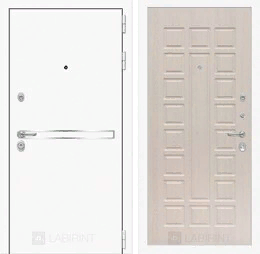 Входная металлическая дверь Лайн WHITE 04 - Беленый дуб