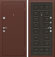 Входная металлическая дверь Йошкар Антик Медь/П-09 (Венге)