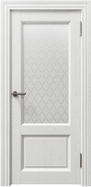 Межкомнатная дверь Sorento 80010 софт бьянка, сатинато белое