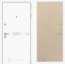 Входная металлическая дверь Лайн WHITE 05 - Венге светлый