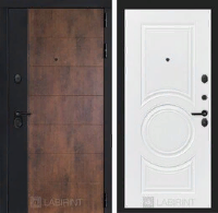 Входная металлическая дверь ТЕХНО 23 - Белый софт