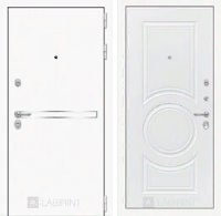 Входная металлическая дверь Лайн WHITE 23 - Белый софт