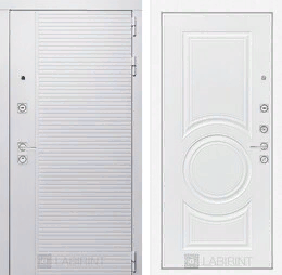 Входная металлическая дверь PIANO WHITE 23 - Белый софт