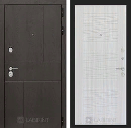 Входная металлическая дверь URBAN 06 - Сандал белый
