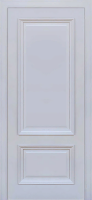 Межкомнатная дверь Неаполь 1 шпон серый шелк Ral 7047, глухая