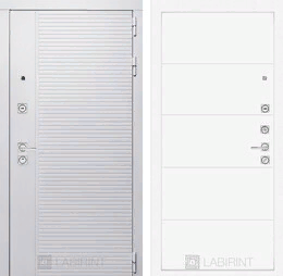 Входная металлическая дверь PIANO WHITE 13 - Белый софт