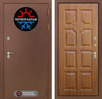 Входная металлическая дверь Термо Магнит 17 - Золотой дуб