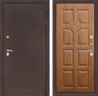 Входная металлическая дверь CLASSIC антик медный 17 - Золотой дуб